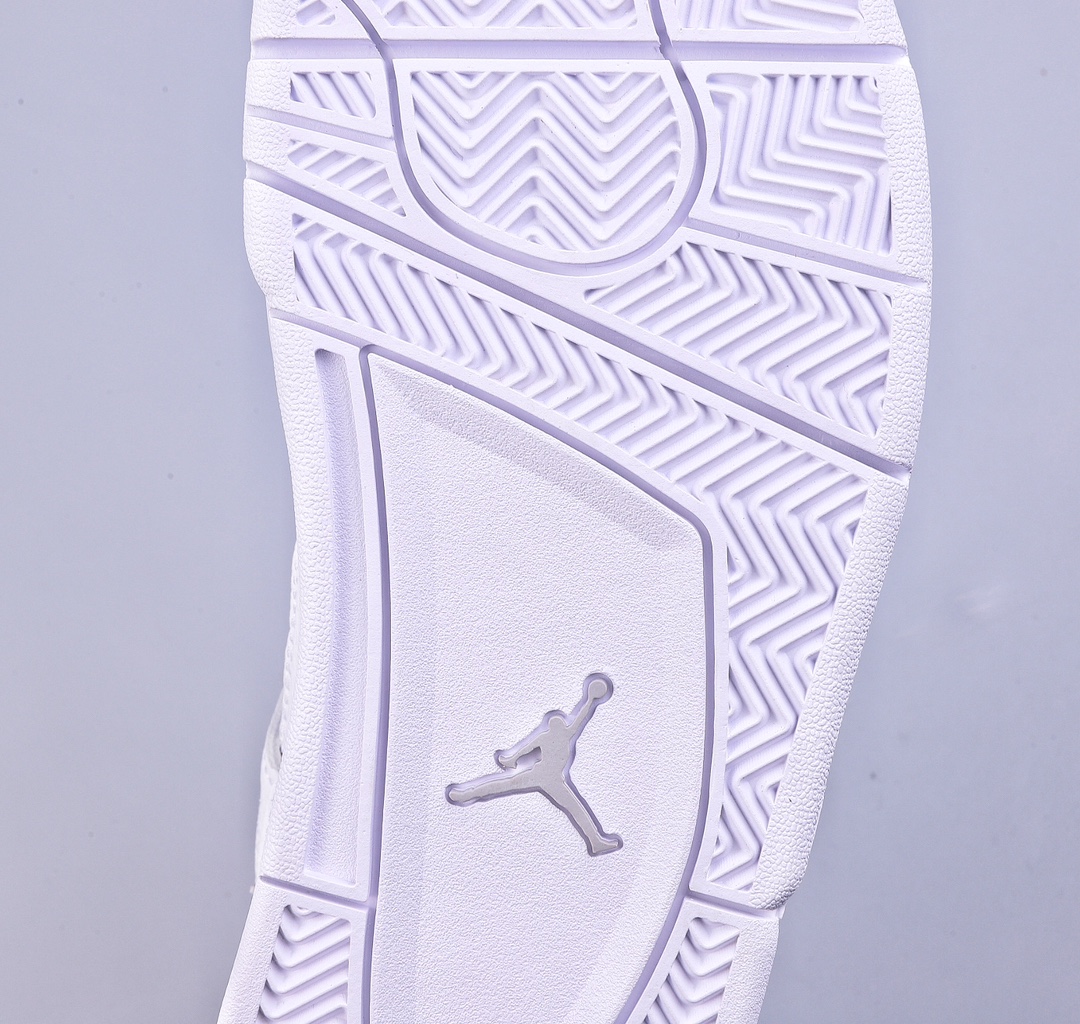 Jordan Air Jordan 4 retro pure money silver buckle pure white 308497-100