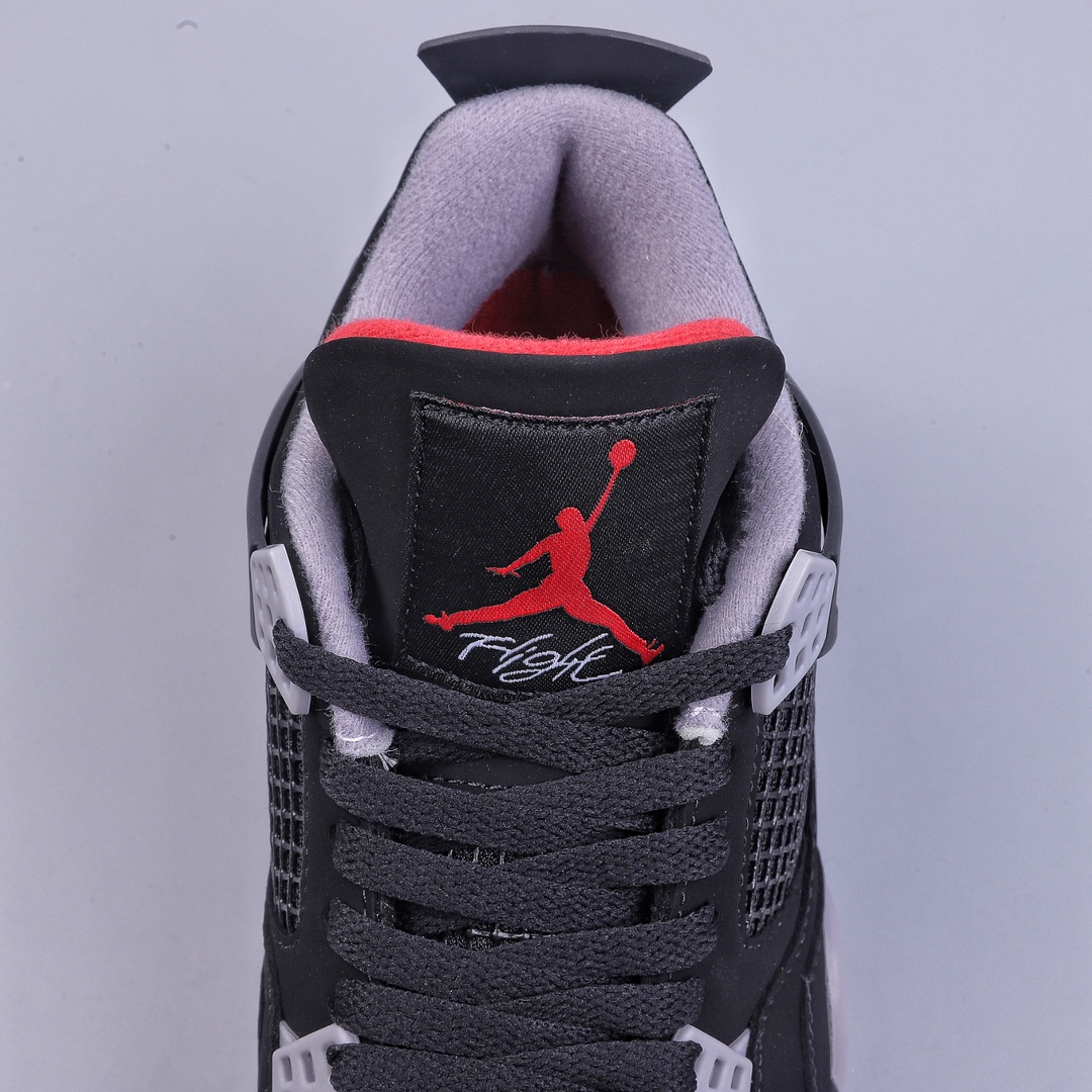 Air Jordan 4 Retro ”Bred” New Black and Red Remake 308497-060