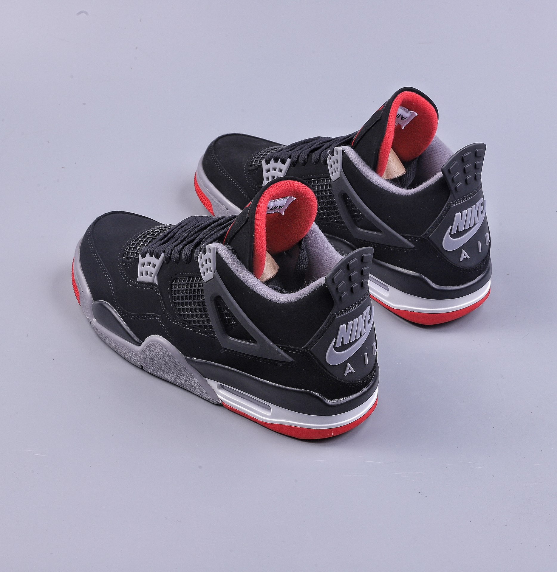 Air Jordan 4 Retro ”Bred” New Black and Red Remake 308497-060