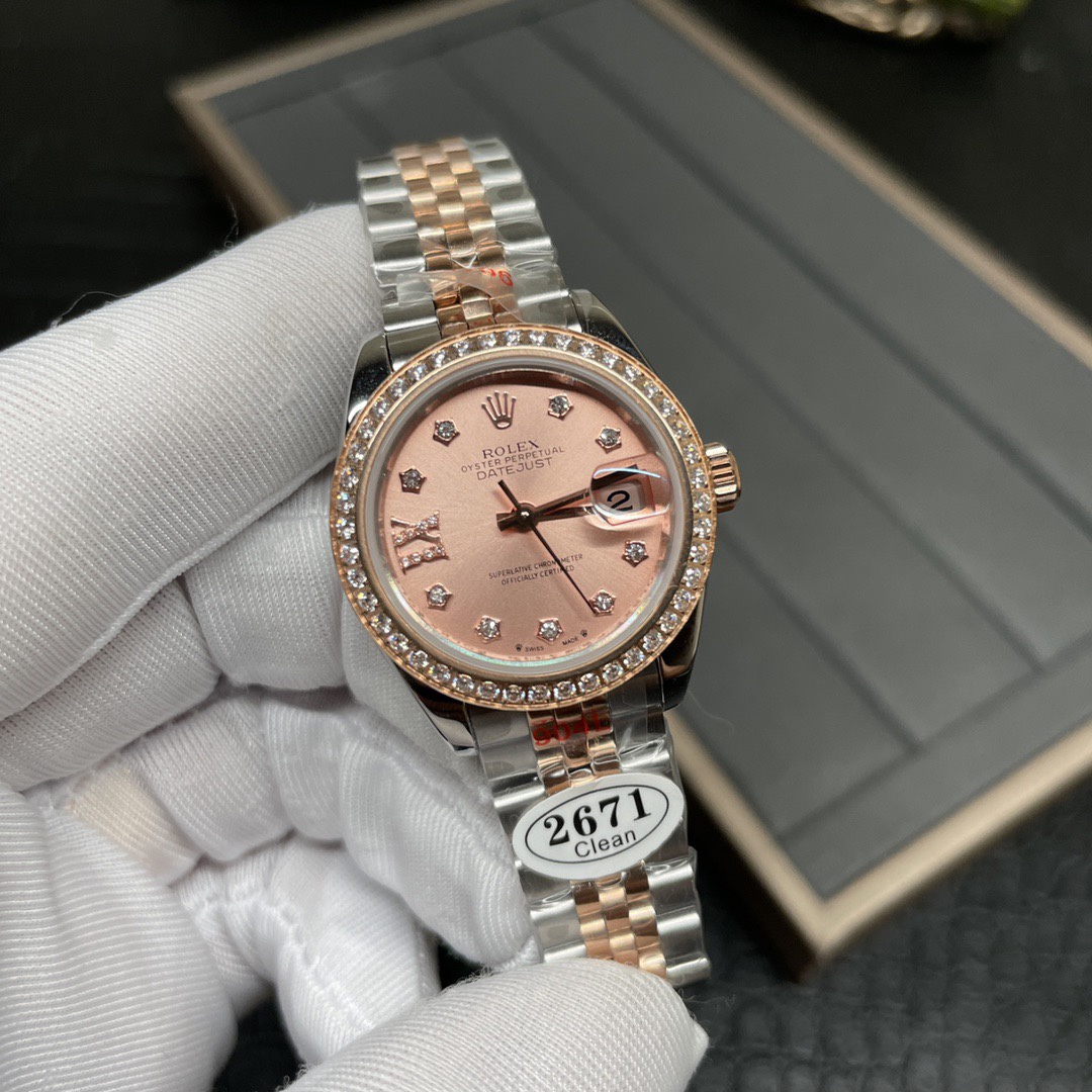 Rolex 女装 钻圈日志 28mm