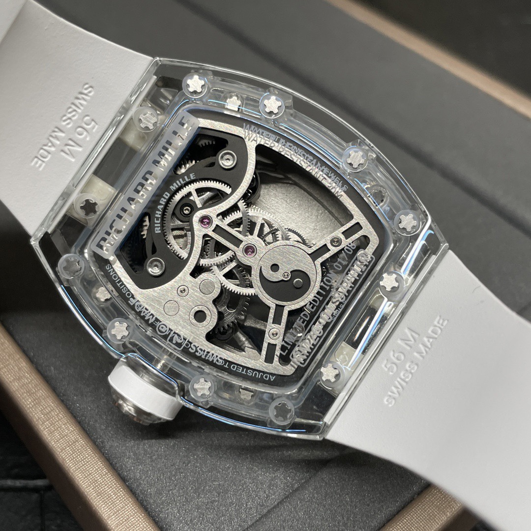 Richard Mille 理查德米勒 新款 “熊猫吃金竹”水晶rm26-01 陀飞轮表皇