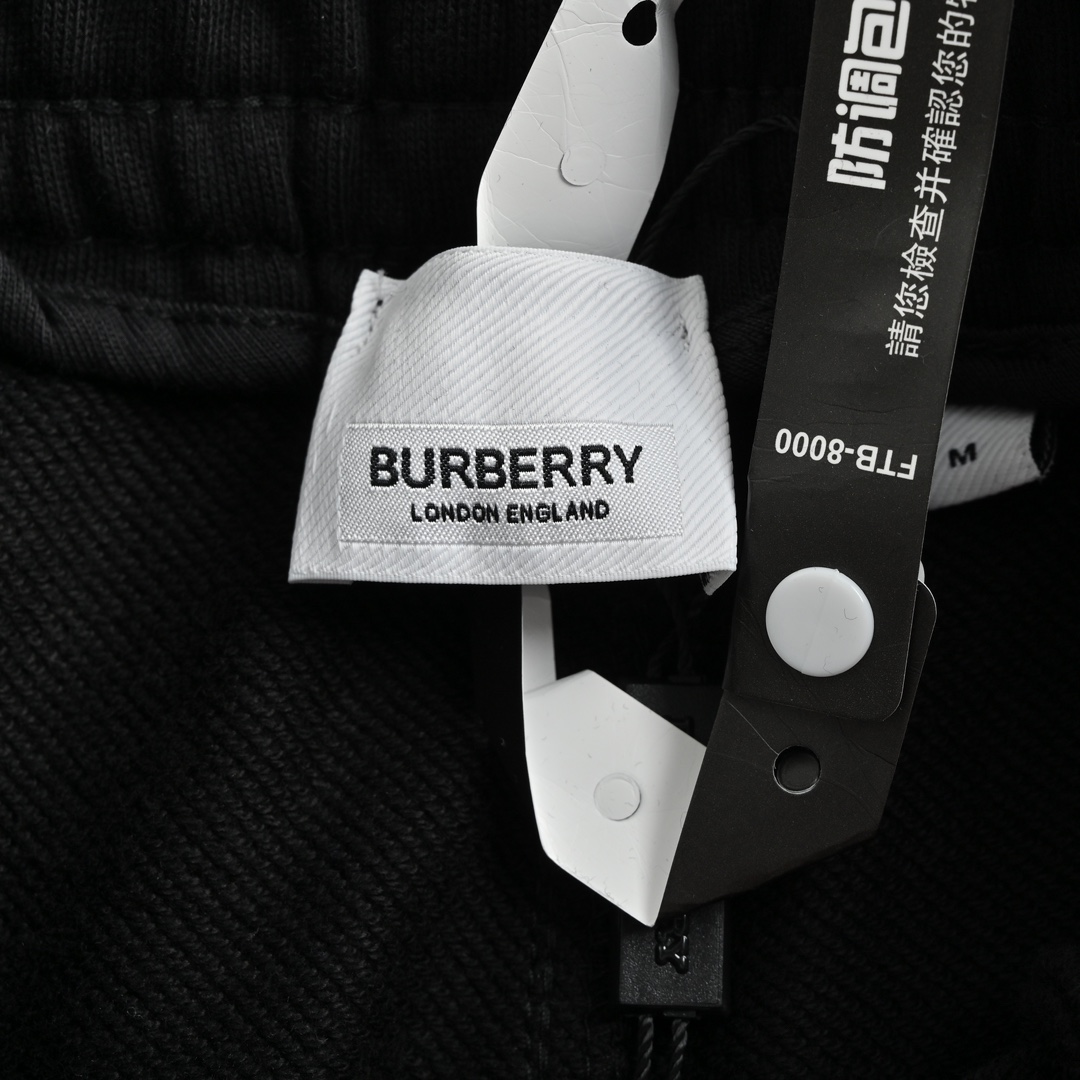 Burberry/巴宝莉 经典压胶TB长裤