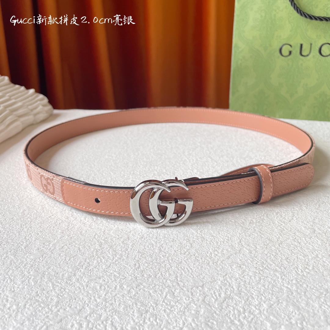 Gucci进口原版皮面拼接经典刺绣布