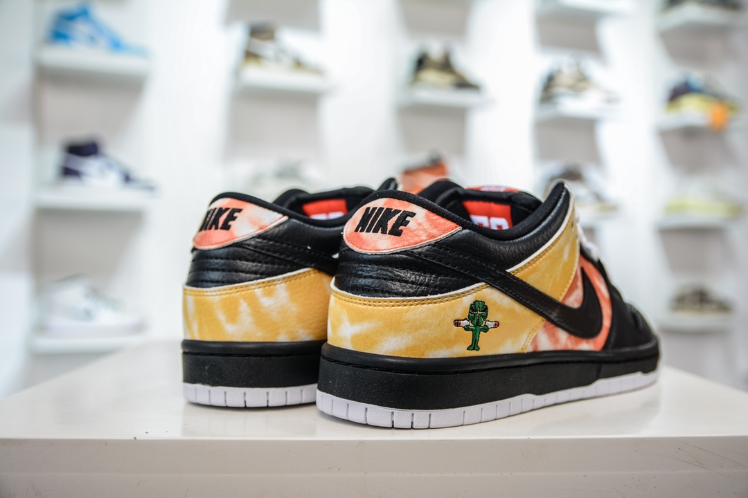 NK Dunk Low Retro PRM 黑扎染 外星人 低帮休闲运动板鞋 BQ6832-001