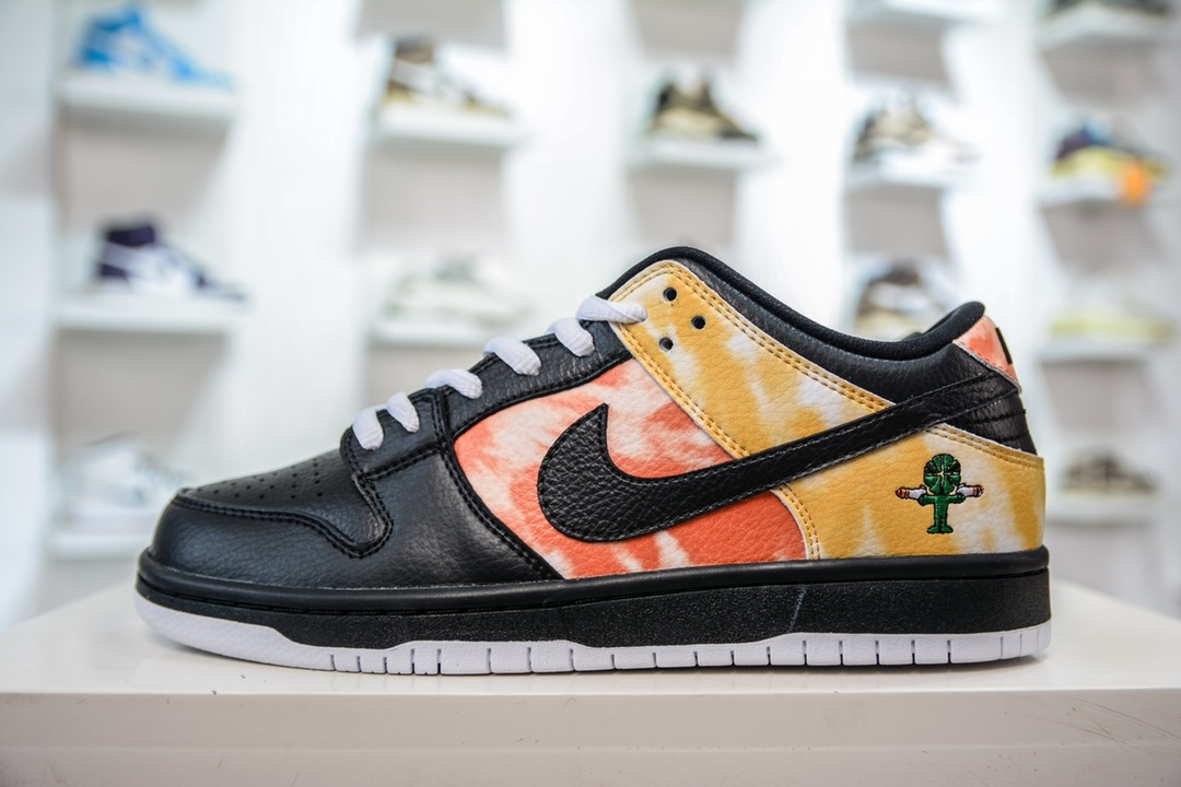 NK Dunk Low Retro PRM 黑扎染 外星人 低帮休闲运动板鞋 BQ6832-001