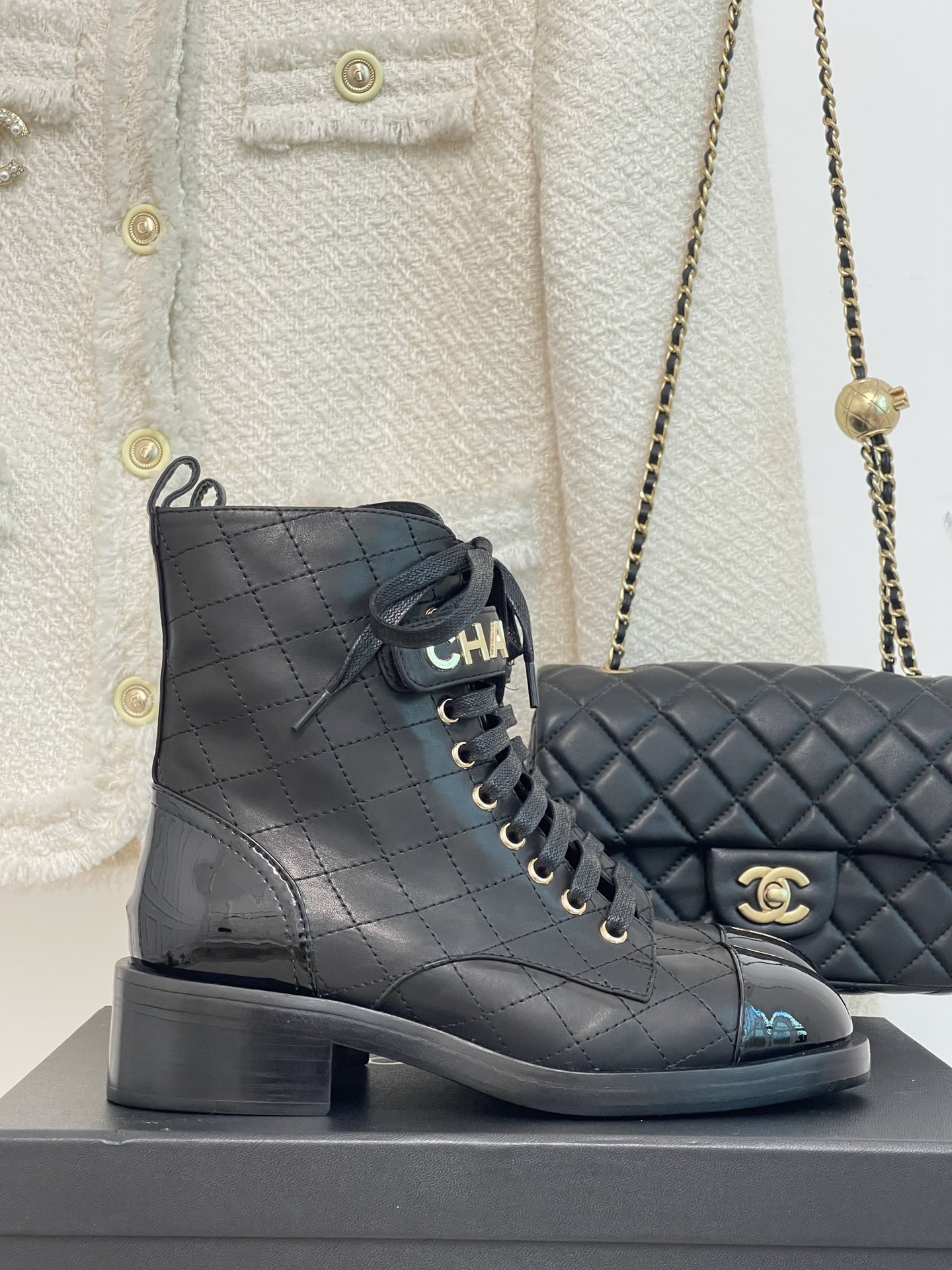 Top
 Chanel Martin Boots Calfskin Cowhide Sheepskin Fall/Winter Collection