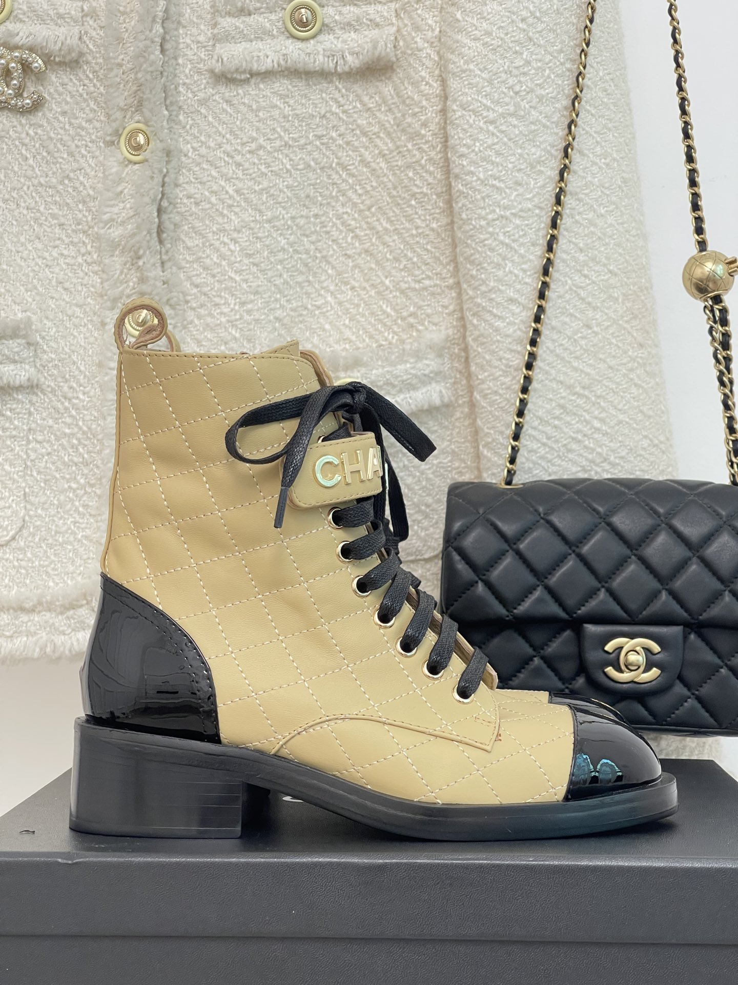 Chanel Martin Boots Calfskin Cowhide Sheepskin Fall/Winter Collection