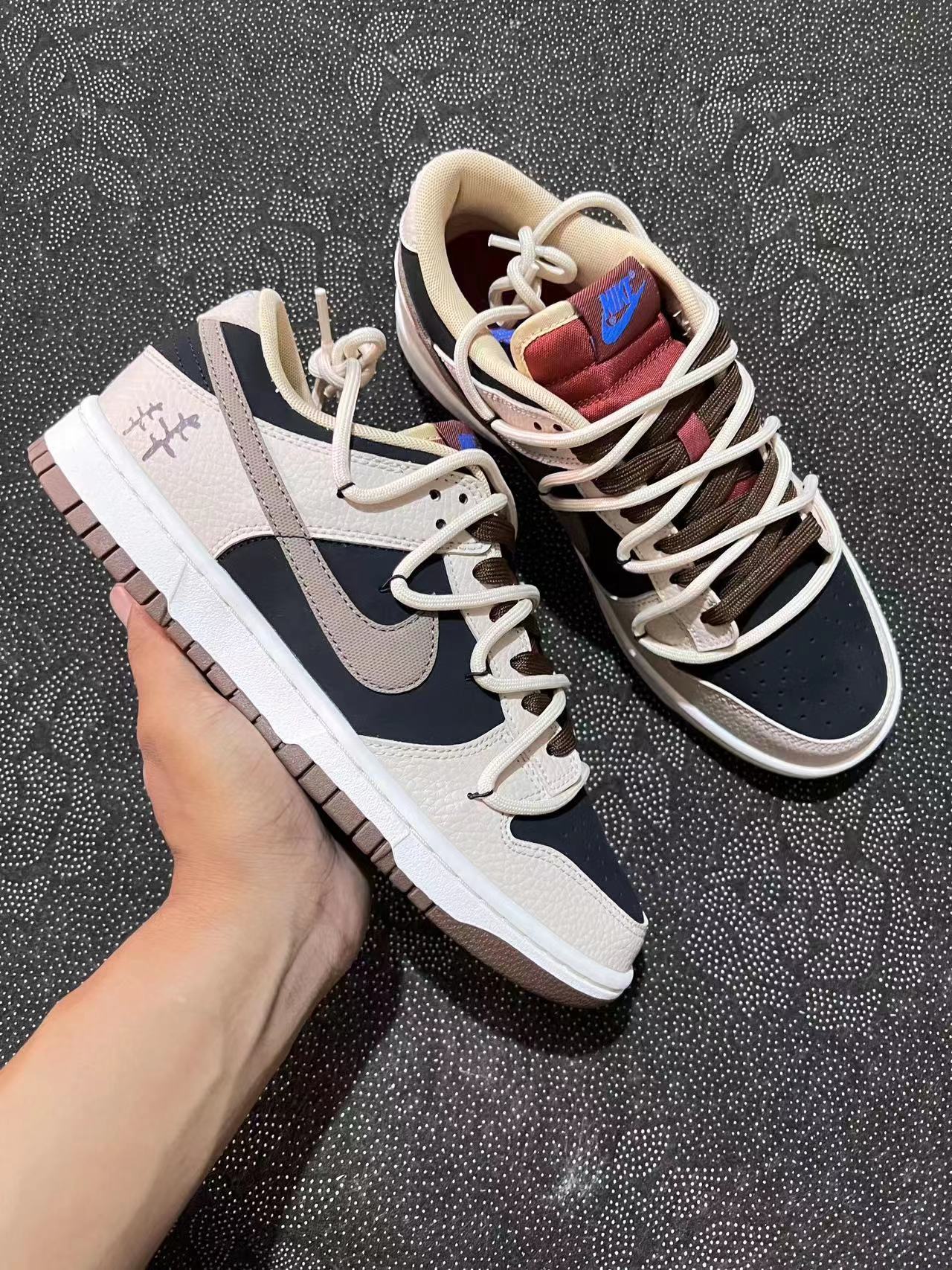 ? 正品定制 Nike Dunk Low 气泡水母 徒步山野广外山系小众低帮板鞋?