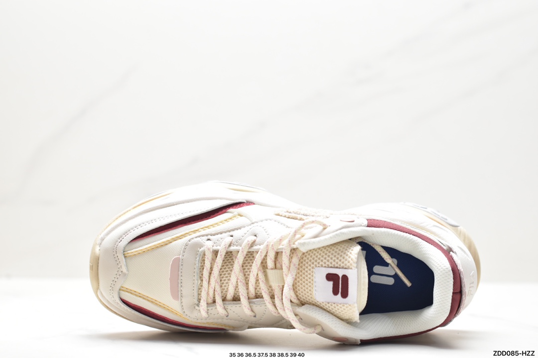 230 Fila Fusion Bianco 2 斐乐潮牌减震防滑耐磨休闲厚底老爹鞋 T12W311103FWB