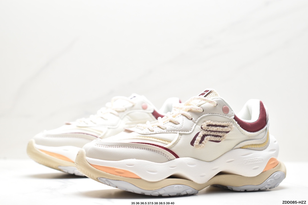 230 Fila Fusion Bianco 2 斐乐潮牌减震防滑耐磨休闲厚底老爹鞋 T12W311103FWB