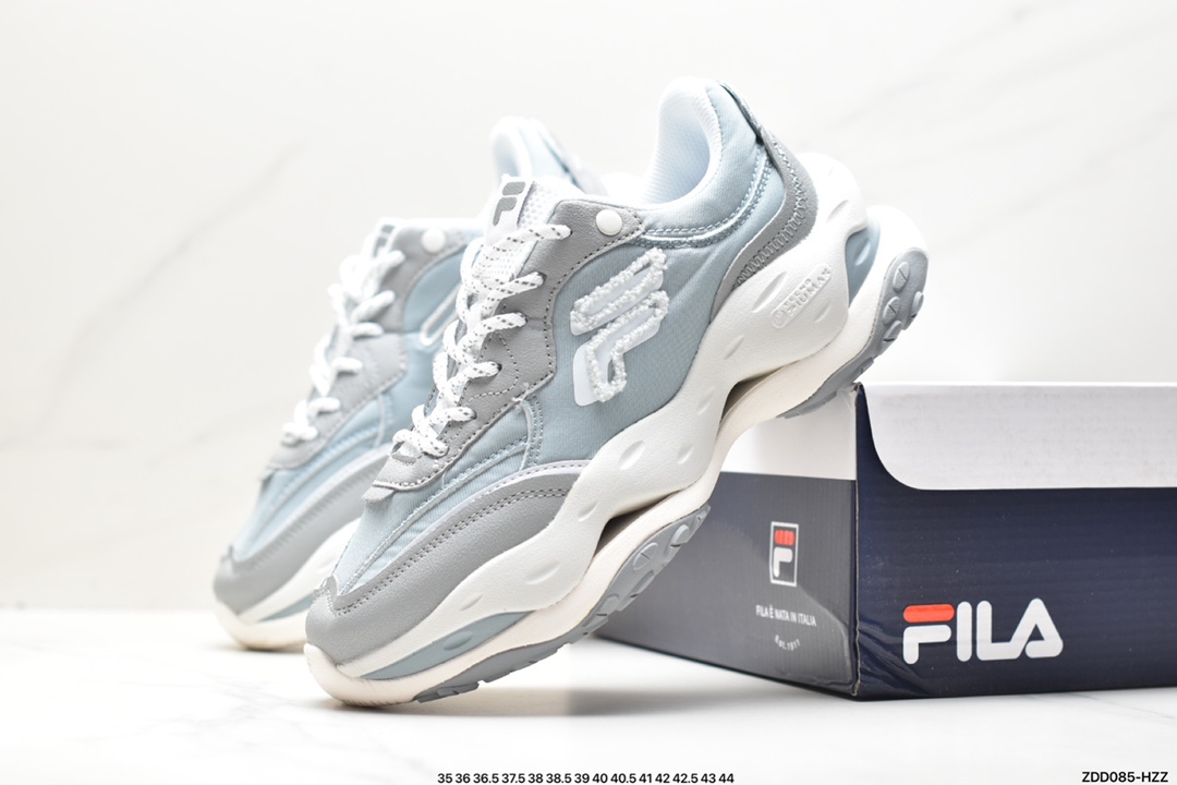 230 Fila Fusion Bianco 2 斐乐潮牌减震防滑耐磨休闲厚底老爹鞋 T12W311103FWB