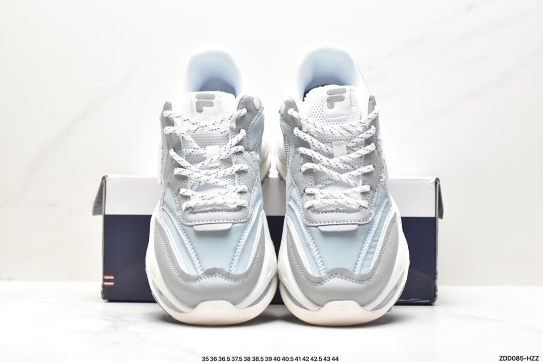 230 Fila Fusion Bianco 2 斐乐潮牌减震防滑耐磨休闲厚底老爹鞋 T12W311103FWB