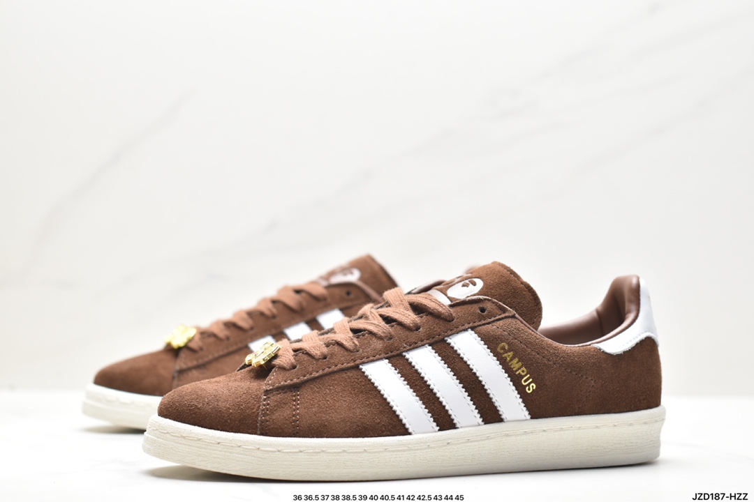 140 Adidas 阿迪达斯 Campus 80S 三叶草校园休闲板鞋 IF3379