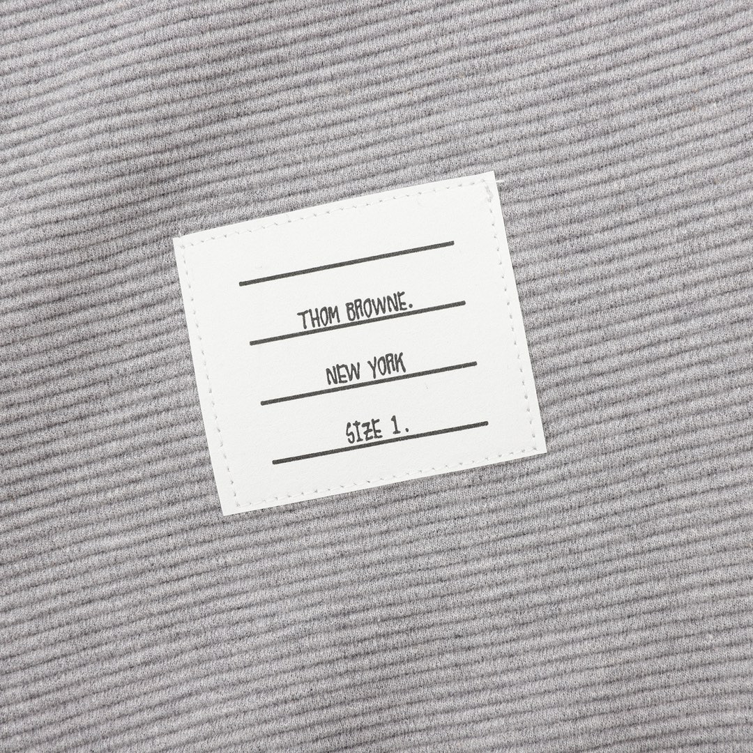 Thom Browne /汤姆布朗 水波纹华夫格竖腿长裤