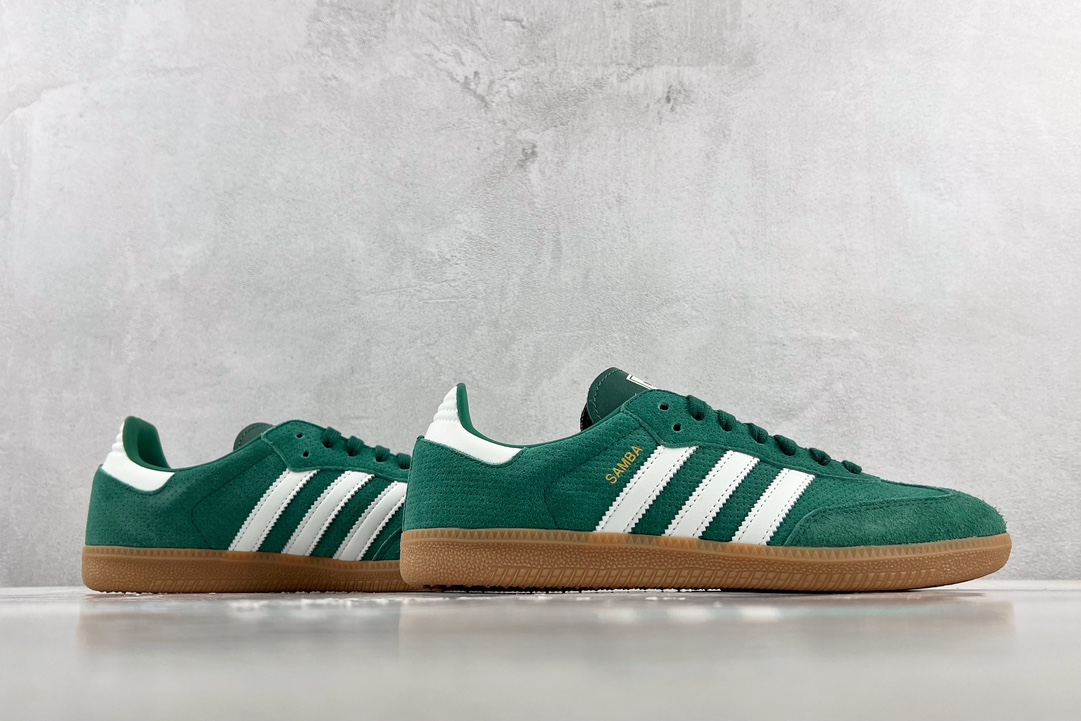 adidas originals Samba OG green and white HP7902