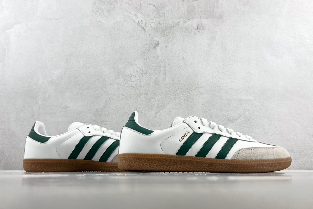 adidas originals Samba White Green HQ7036