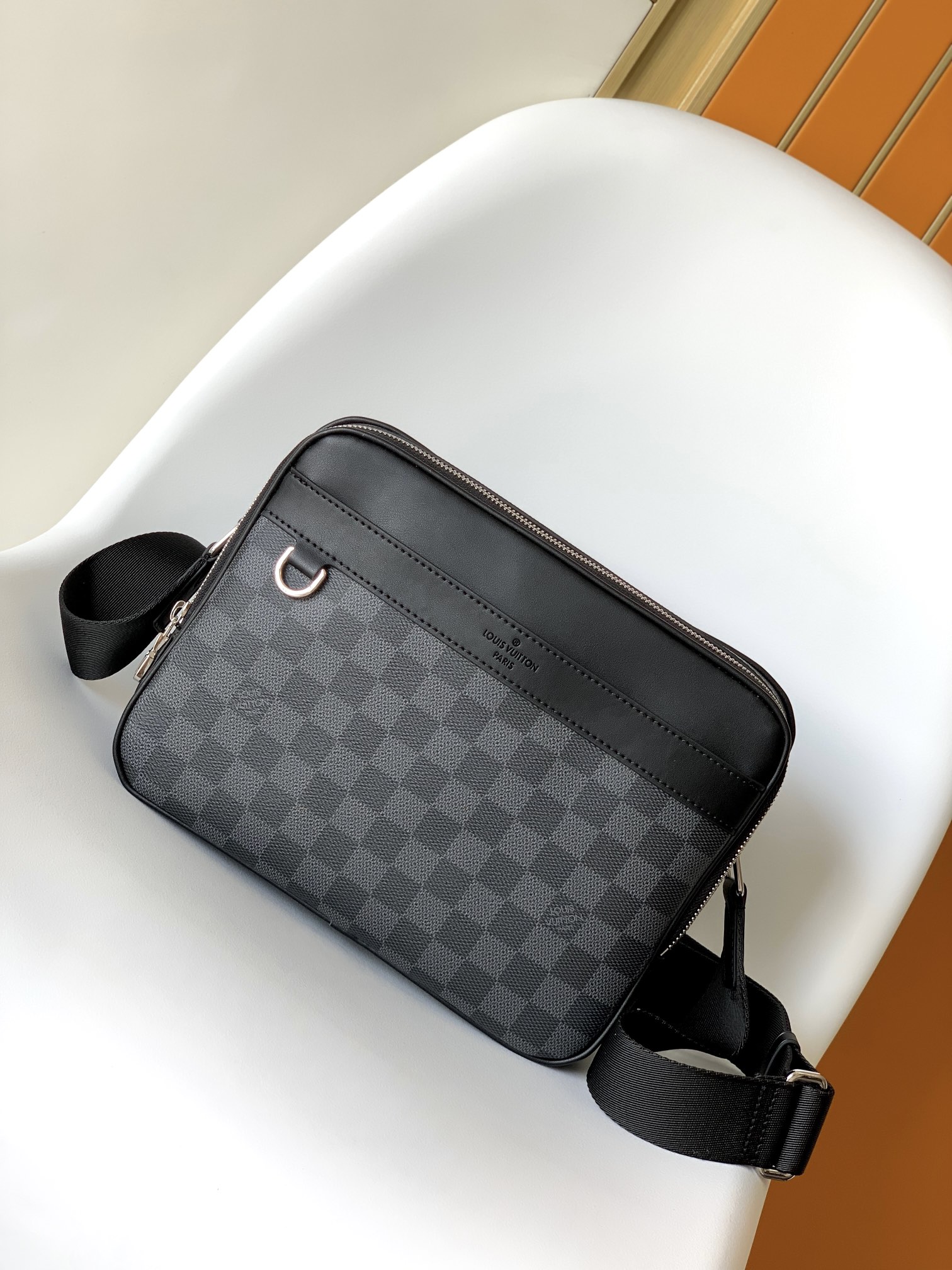 Louis Vuitton Messenger Bags Damier Graphite Canvas