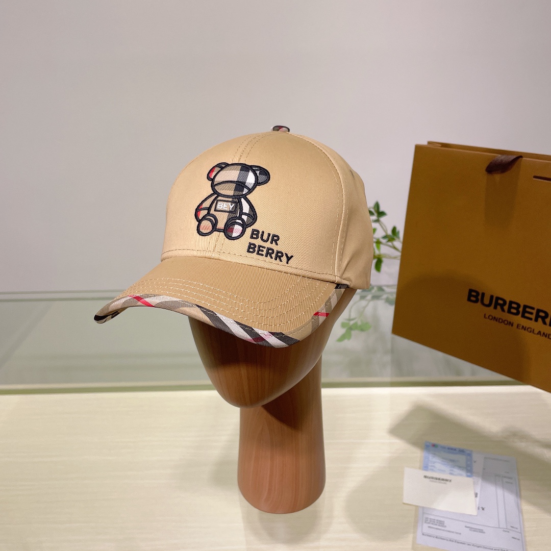 Burberry巴宝莉立体刺绣原单棒球帽