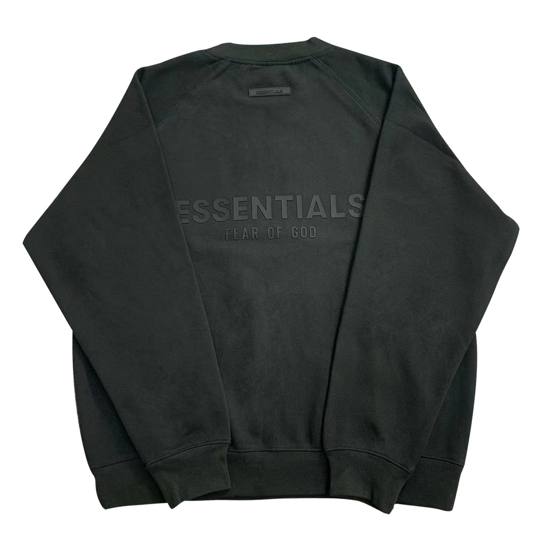 ESSENTIALS Clothing T-Shirt Apricot Color Black Grey Printing Combed Cotton Frosted PVC Silica Gel Essential Long Sleeve