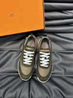 Hermes Store
 Casual Shoes Men Calfskin Cowhide TPU Spring/Summer Collection Casual