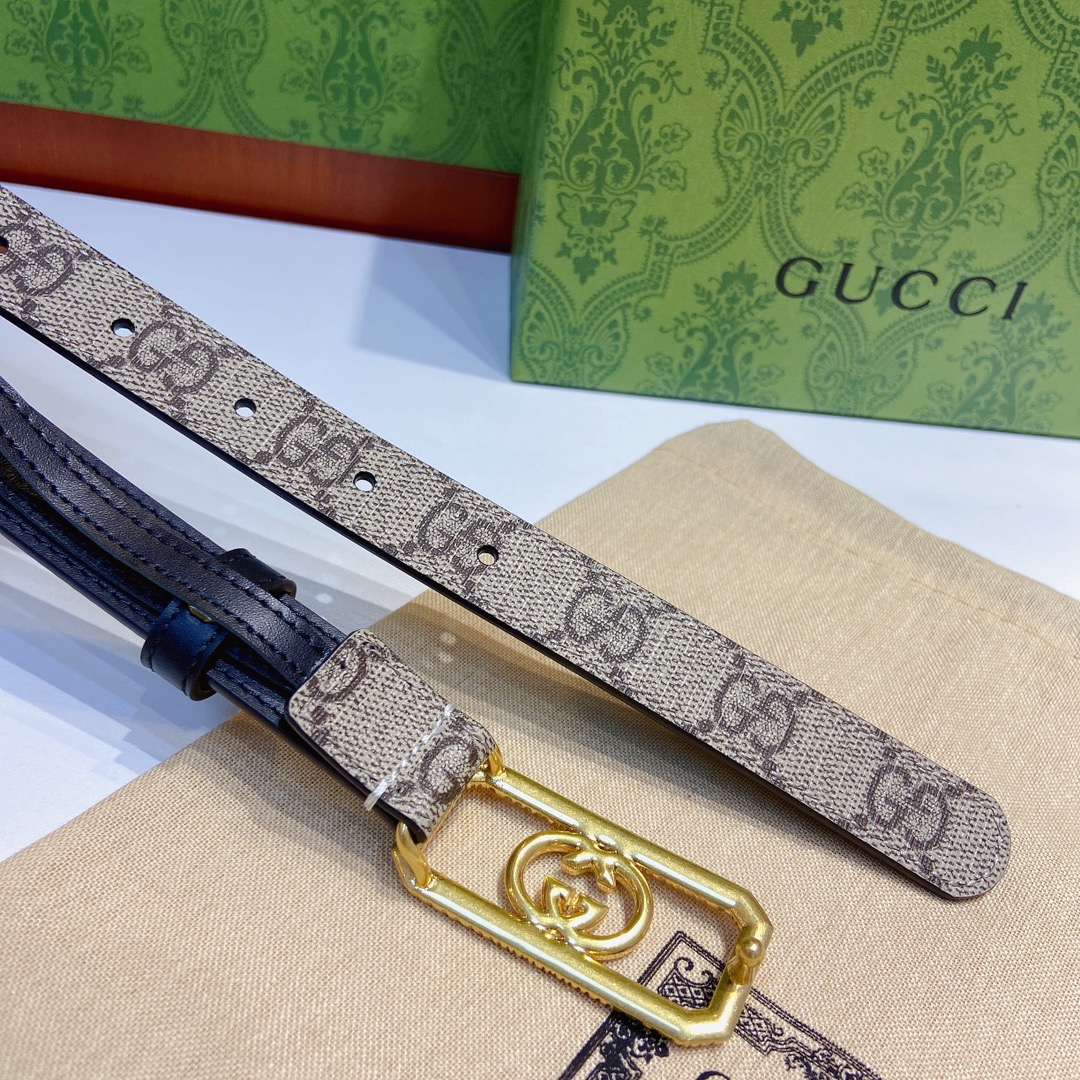 Gucci古奇官网新款双面原厂小牛皮