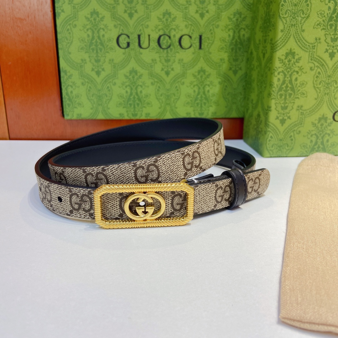 Gucci古奇官网新款双面原厂小牛皮