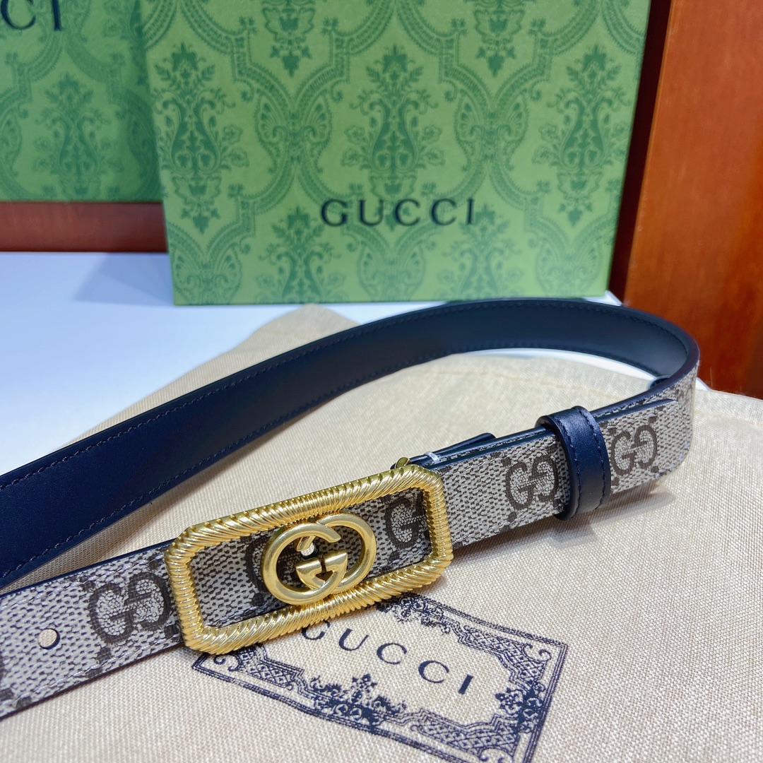 Gucci古奇官网新款双面原厂小牛皮