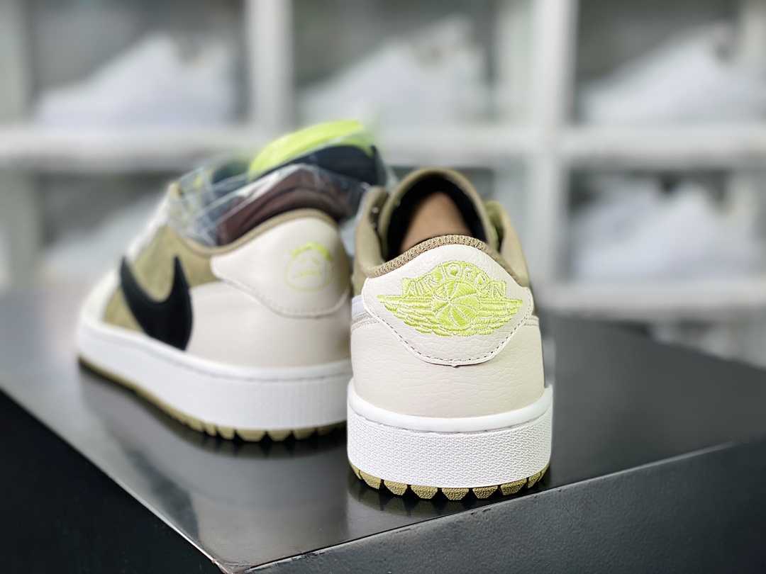 400 Travis Scott x 【Nike】 Air Jordan 1 Low OG SP”Neutral Olive”AJ1乔丹一代 FZ3124-200