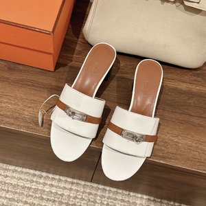 Hermes Kelly Shoes Sandals Genuine Leather Fashion