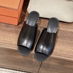 Hermes Shoes Sandals 1:1 Replica
 Calfskin Cowhide Genuine Leather Sheepskin Fashion