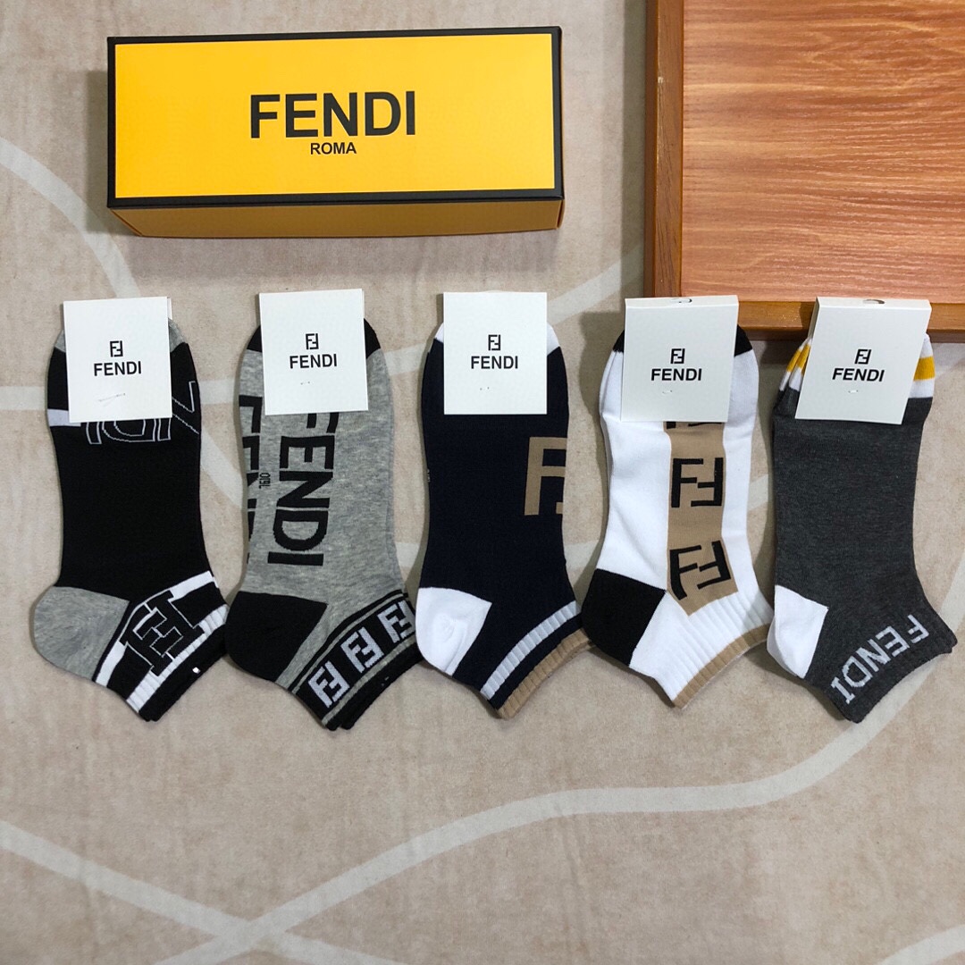 Fendi Sock- Men Cotton