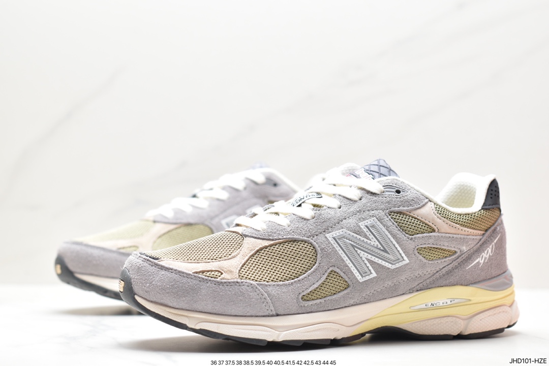 190 New Balance Made in USA M990V3 三代系列低帮跑步鞋 W990TG3