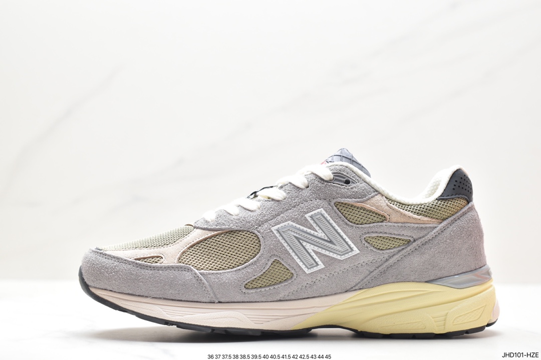 190 New Balance Made in USA M990V3 三代系列低帮跑步鞋 W990TG3