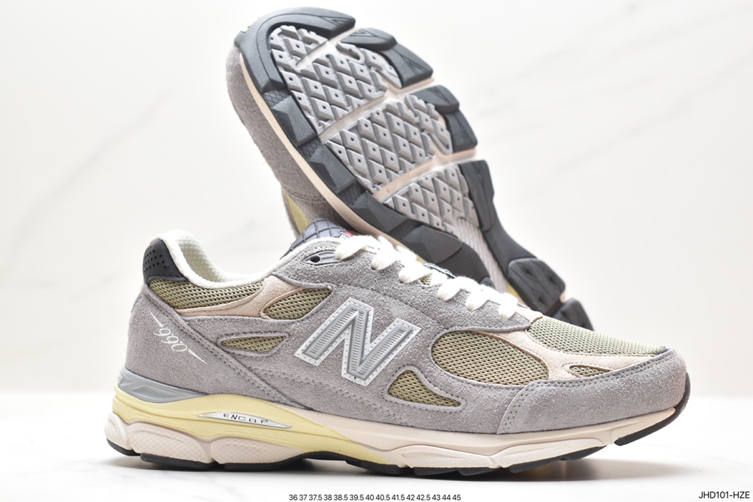 190 New Balance Made in USA M990V3 三代系列低帮跑步鞋 W990TG3