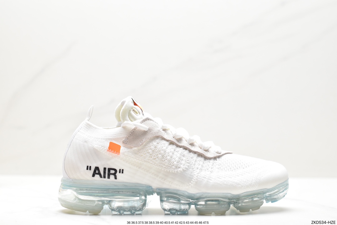 Off-White x Nike Air Vapormax Flyknit 2.0”Black/White”二代慢跑鞋 AA3831-100