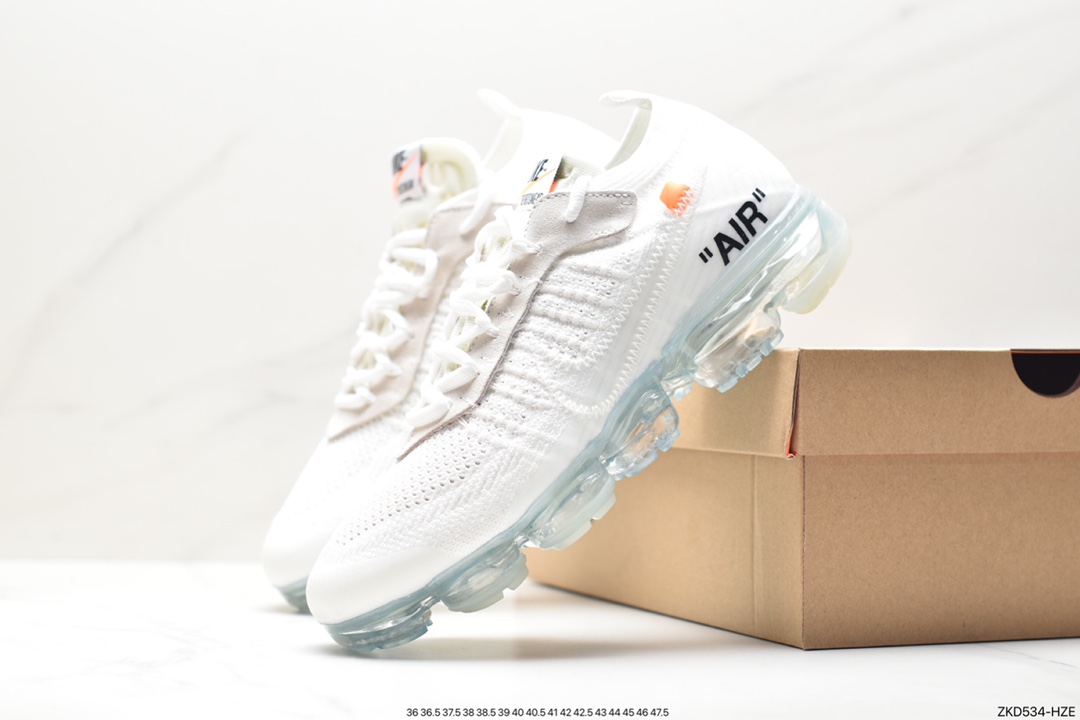 Off-White x Nike Air Vapormax Flyknit 2.0”Black/White”二代慢跑鞋 AA3831-100