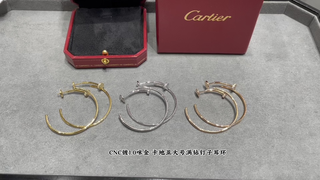 Espelho Copiar luxo
 Cartier Joalheria Brinco