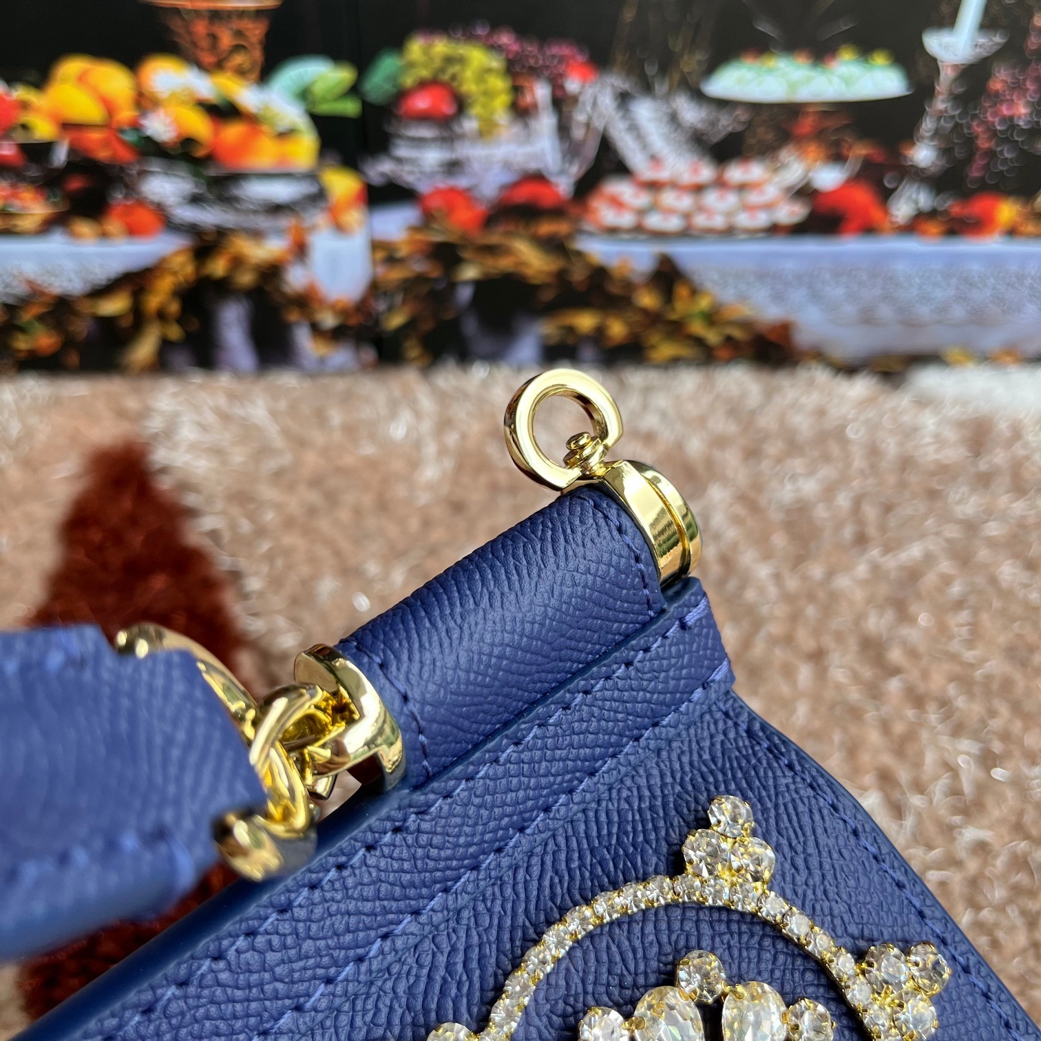 款号4133掌纹高端货Dolce&Gabbana杜嘉班纳时尚界另一款铂金包细腻手工制造经典款纯色百搭众多