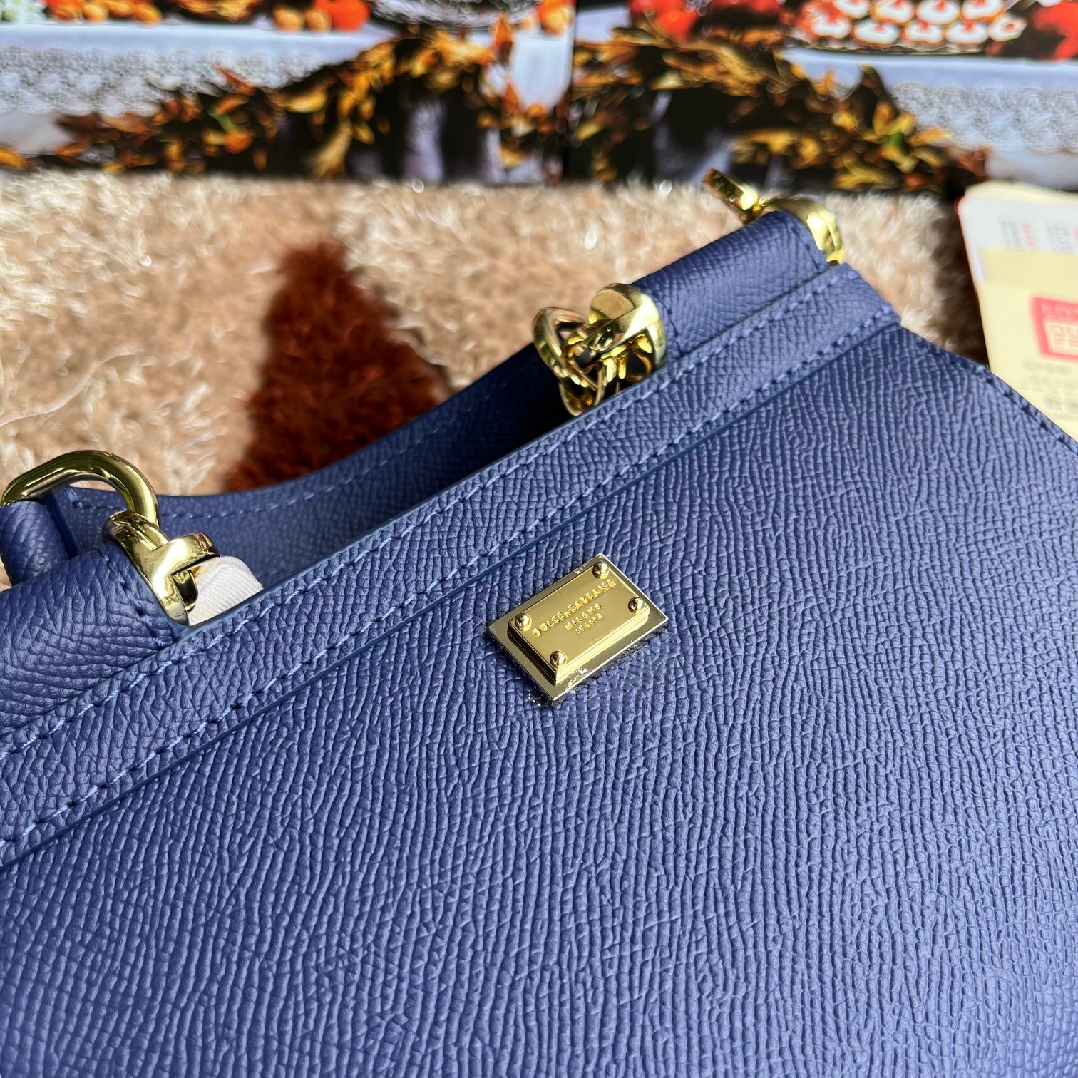 款号4133掌纹高端货Dolce&Gabbana杜嘉班纳时尚界另一款铂金包细腻手工制造经典款纯色百搭众多