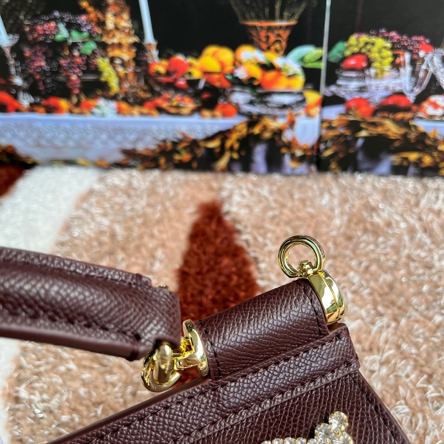 款号4133掌纹高端货Dolce&Gabbana杜嘉班纳时尚界另一款铂金包细腻手工制造经典款纯色百搭众多