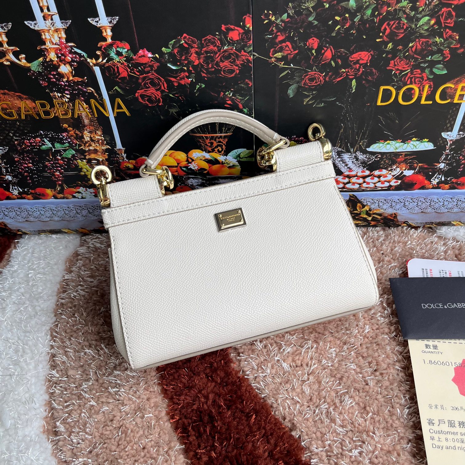 款号4133掌纹高端货Dolce&Gabbana杜嘉班纳时尚界另一款铂金包细腻手工制造经典款纯色百搭众多