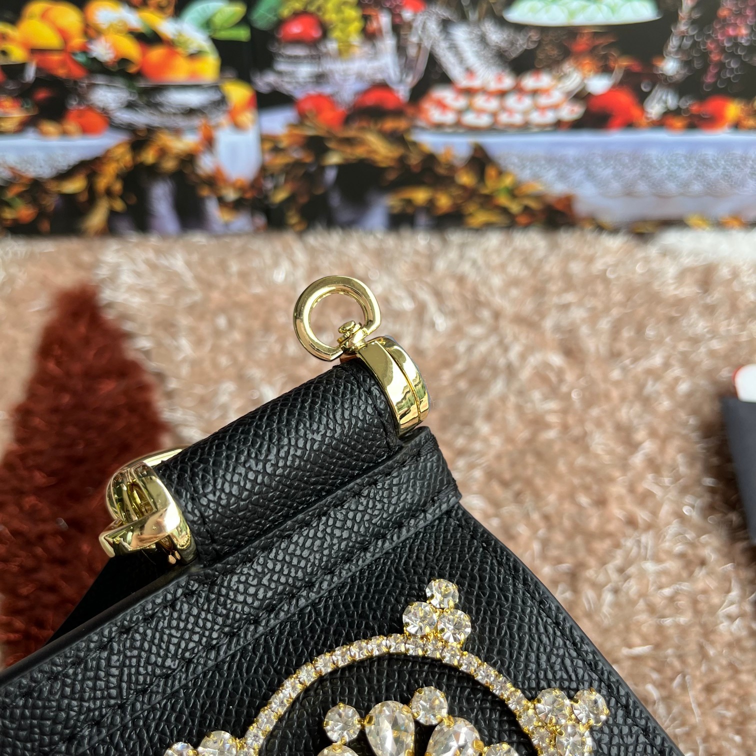 款号4133掌纹高端货Dolce&Gabbana杜嘉班纳时尚界另一款铂金包细腻手工制造经典款纯色百搭众多