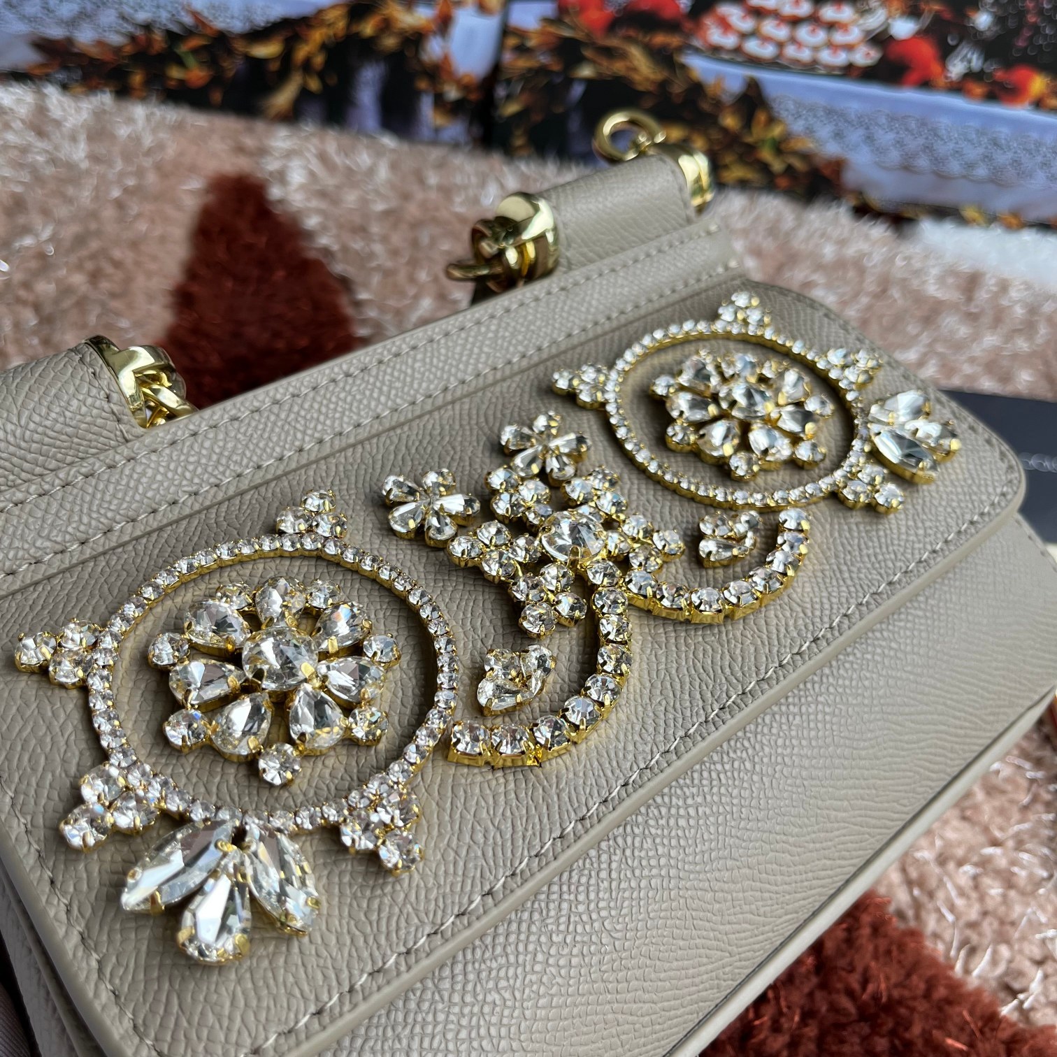 款号4133掌纹高端货Dolce&Gabbana杜嘉班纳时尚界另一款铂金包细腻手工制造经典款纯色百搭众多