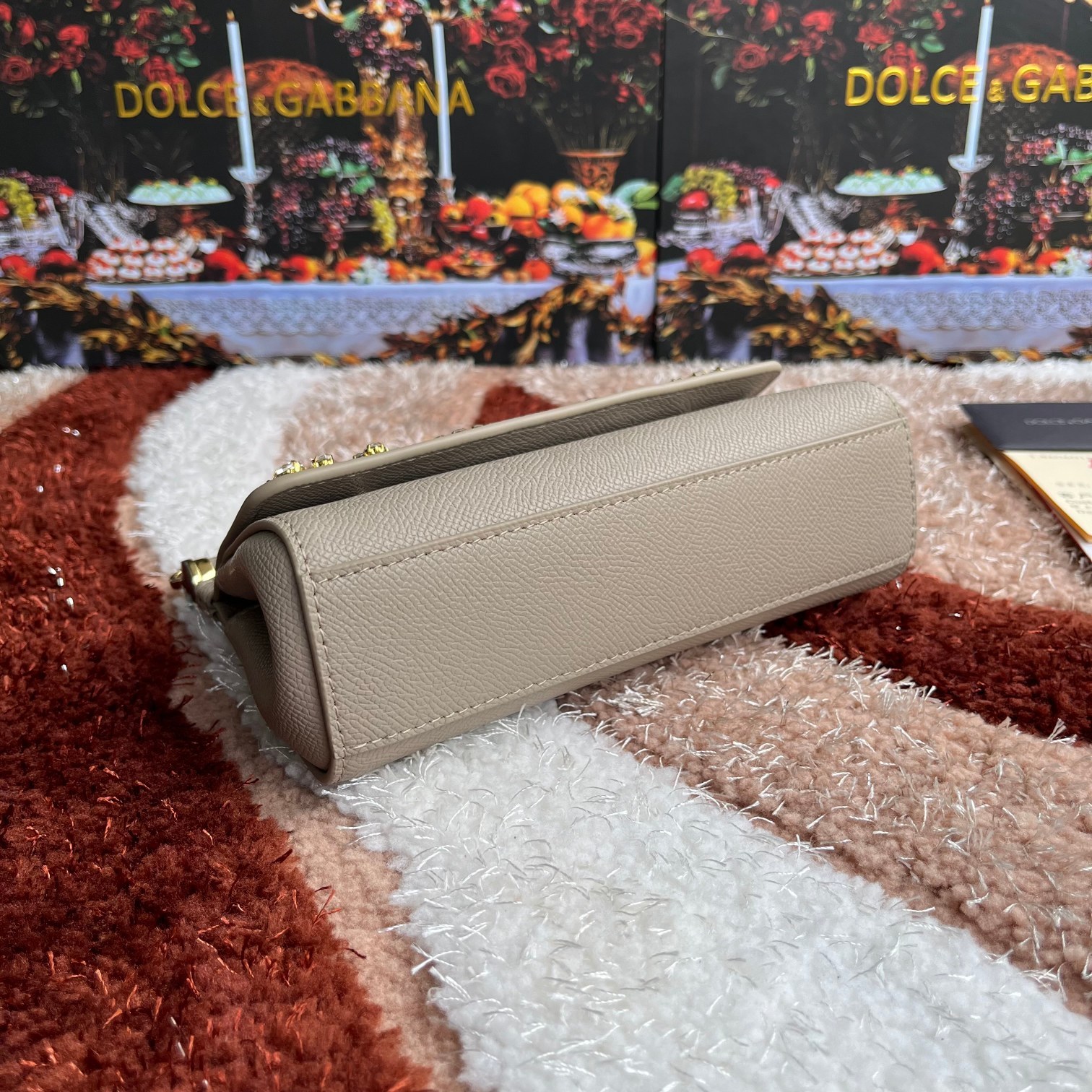 款号4133掌纹高端货Dolce&Gabbana杜嘉班纳时尚界另一款铂金包细腻手工制造经典款纯色百搭众多