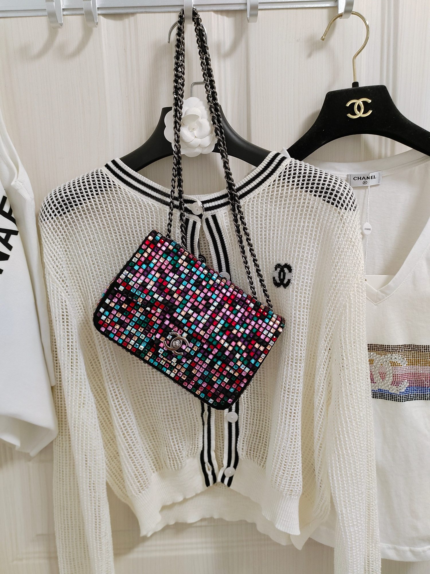 Xiaoxiang matching counter Chanel high-end handmade mini flap bag