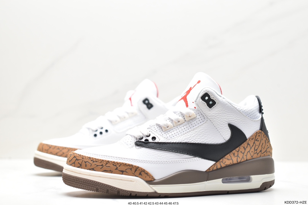 460 Air Jordan 3 Retro ”Hide and Sneak“ 白灰棕 CT8532-120