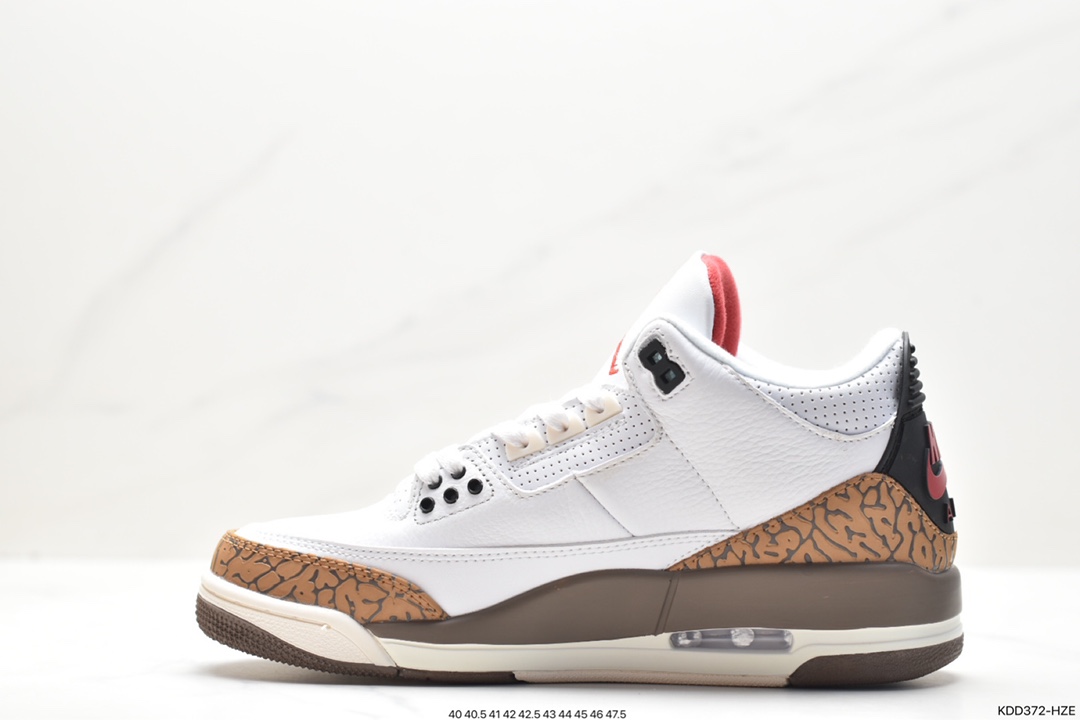 460 Air Jordan 3 Retro ”Hide and Sneak“ 白灰棕 CT8532-120