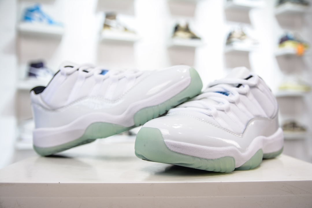 New model recommendation Air Jordan AJ11 Low ”Legend blue” low-top white and blue AV2187-117