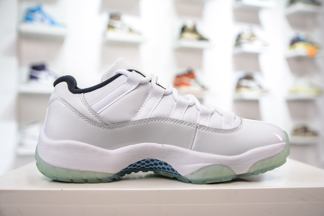 New model recommendation Air Jordan AJ11 Low ”Legend blue” low-top white and blue AV2187-117