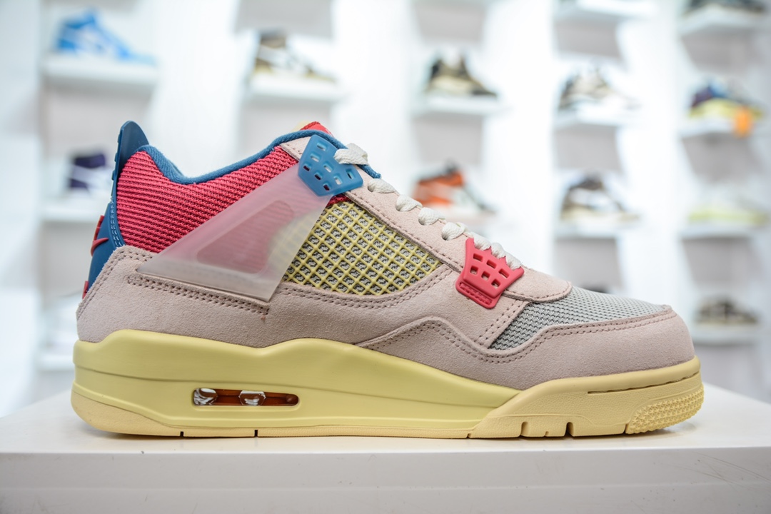 Full size shipping PB version Union La x Air Jordan 4 retro sp ”guava ice” AJ4 30th anniversary joint model DC9533-001